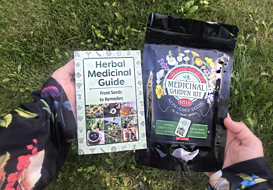 Herbal Medicinal Guide From Seeds to Remedies alongside the Medicinal Garden Kit